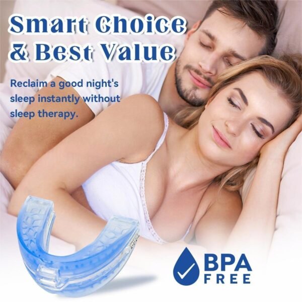 Stop Snoring Mouthguard – Adjustable Mandibular Sleep Device